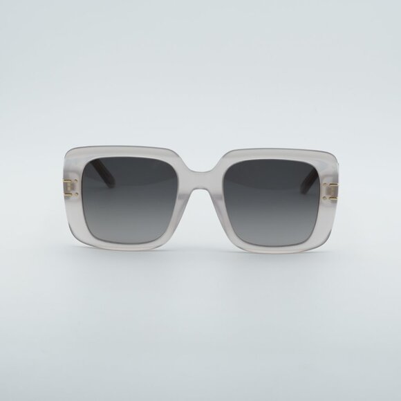 Dior DIORSIGNATURE S11F 78A1 Sunglasses Brown Square Frame, Grey Lenses main image 7